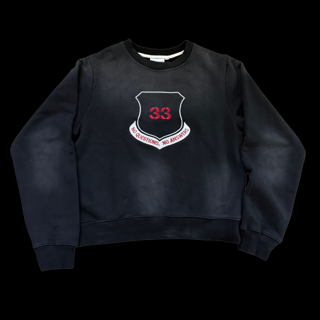 NOYFB (None Of Your Fu*king Business) 33 Sweater BLACK